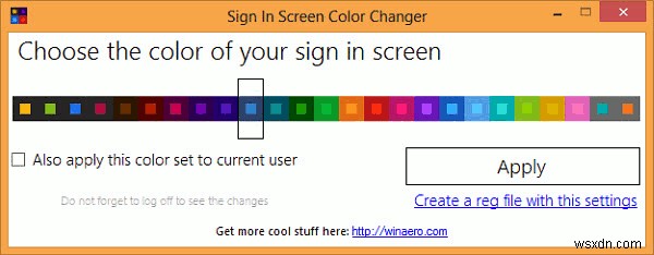 Windows 8 में साइन इन स्क्रीन का रंग कैसे बदलें