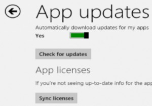 Windows 8 में ऐप लाइसेंस को कैसे ज़बरदस्ती सिंक करें