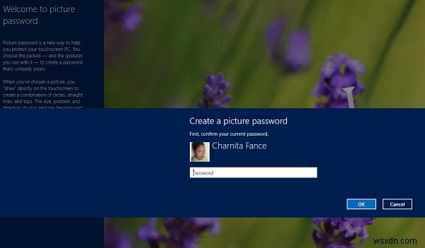 Windows 8 में पिक्चर पासवर्ड का उपयोग कैसे करें
