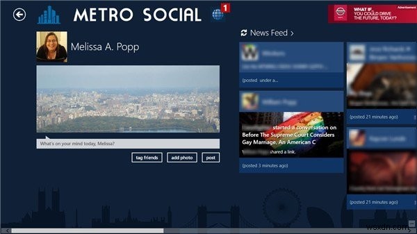 मेट्रो सोशल के साथ विंडोज 8 में बेहतर फेसबुक अनुभव कैसे प्राप्त करें