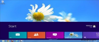 Windows 8 स्टार्ट स्क्रीन का आकार और स्थिति कैसे बदलें