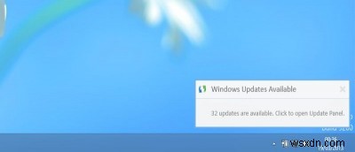 Windows 8 में डेस्कटॉप अपडेट नोटिफिकेशन कैसे प्राप्त करें