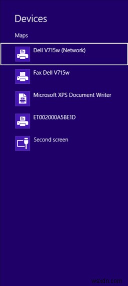 Windows 8 में ऐप्स से कैसे प्रिंट करें