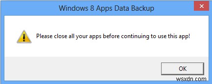 Windows 8 में ऐप डेटा का बैकअप कैसे लें