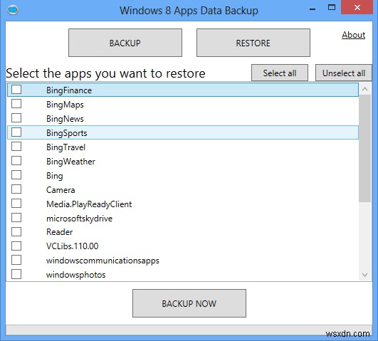 Windows 8 में ऐप डेटा का बैकअप कैसे लें