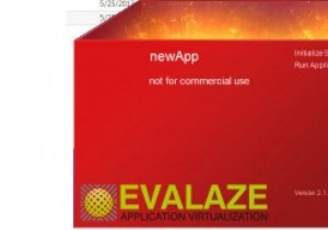 Windows अनुप्रयोगों को वर्चुअलाइज करने के लिए Evalaze का उपयोग करना