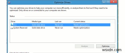प्रदर्शन में सुधार के लिए विंडोज 8 में ड्राइव को कैसे ऑप्टिमाइज़ करें