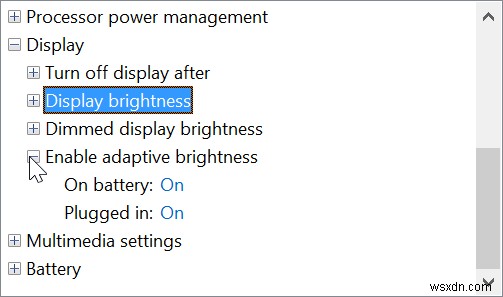 Windows 8.1 में स्वतः-चमक समायोजन अक्षम करें