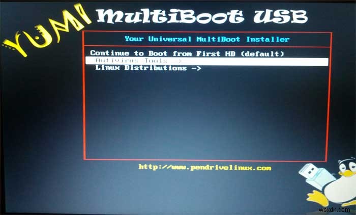 YUMI के साथ एक मल्टीबूट Linux USB ड्राइव बनाएं