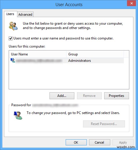 Windows 8 कंप्यूटर में स्वचालित रूप से कैसे लॉग इन करें