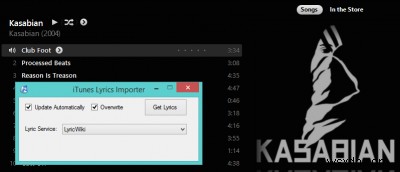 आईट्यून्स में लिरिक्स अपने आप कैसे प्राप्त करें [Windows]