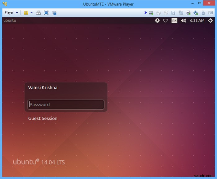 VMware प्लेयर में Ubuntu कैसे स्थापित करें [Windows]