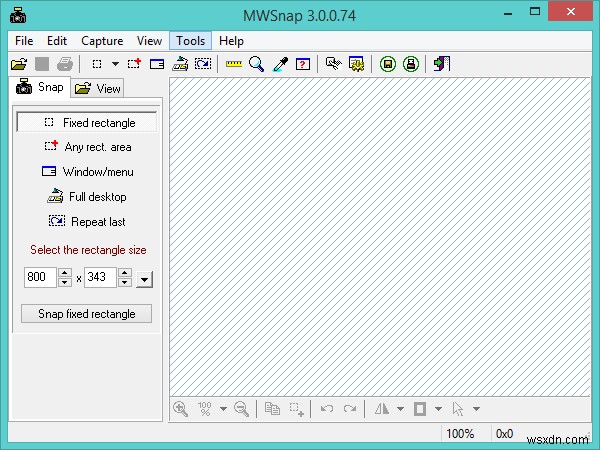 MWSnap - विंडोज़ के लिए एक निःशुल्क स्क्रीन कैप्चर टूल और संपादक