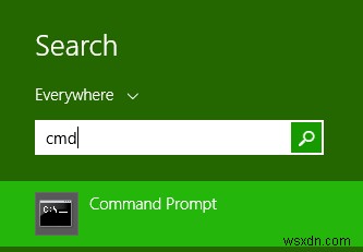विंडोज 8.1 स्टार्ट स्क्रीन को कमांड प्रॉम्प्ट से रीसेट करें