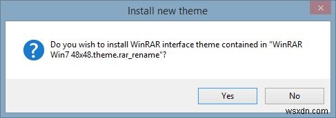 विजुअल ओवरहाल के लिए आसानी से थीम WinRAR और 7-Zip