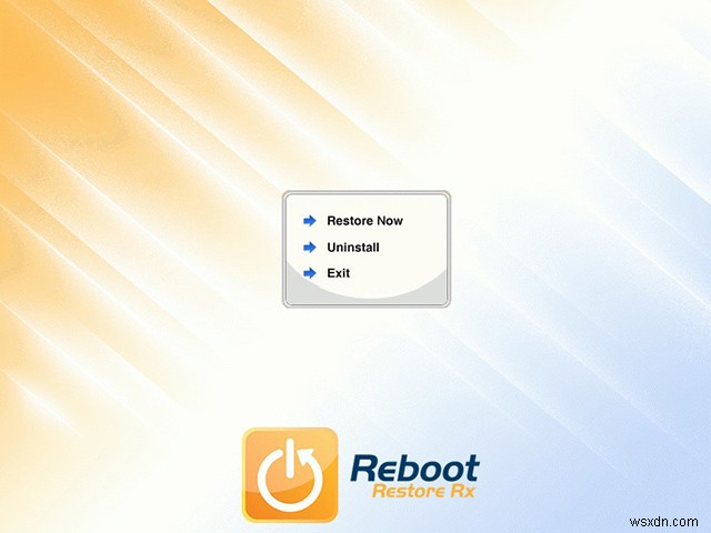 Reboot restore Rx - अपने विंडोज सिस्टम को स्वचालित रूप से पुनर्स्थापित करने का एक आसान तरीका
