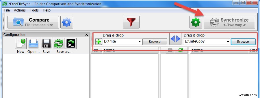 Windows में FreeFileSync का उपयोग करके फ़ाइलों और फ़ोल्डरों को कैसे सिंक्रनाइज़ करें