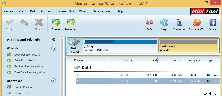 MiniTool Partition Wizard, Professional Edition:समीक्षा और सस्ता (प्रतियोगिता बंद)