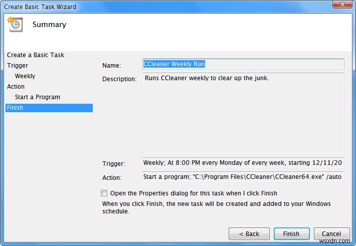 Windows कार्य शेड्यूलर का उपयोग करके CCleaner को स्वचालित रूप से चलाने के लिए कैसे शेड्यूल करें