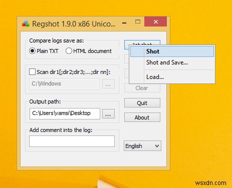 Regshot के साथ आसानी से Windows रजिस्ट्री परिवर्तनों की निगरानी करें