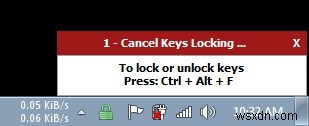 कीफ्रीज - स्क्रीन को लॉक किए बिना कीबोर्ड और माउस को लॉक करने के लिए एक सरल ऐप