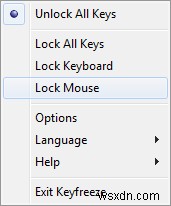कीफ्रीज - स्क्रीन को लॉक किए बिना कीबोर्ड और माउस को लॉक करने के लिए एक सरल ऐप