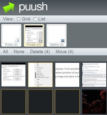 Pu.sh के साथ आसानी से अपने स्क्रीनशॉट लें और साझा करें