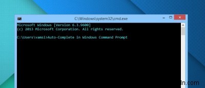 Windows Command Prompt में स्वतः पूर्ण सुविधा को कैसे सक्षम करें