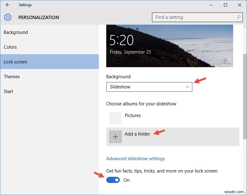 Windows 10 में लॉक स्क्रीन को कैसे अनुकूलित करें
