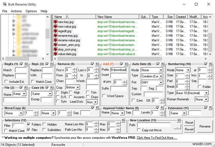 Windows के लिए शीर्ष थोक पुनर्नाम उपयोगिताओं में से 4