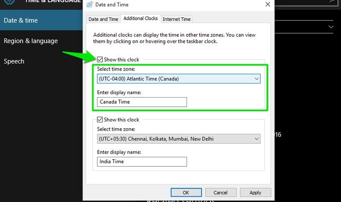 विभिन्न समय क्षेत्रों के लिए विंडोज 10 में कई घड़ियां जोड़ें