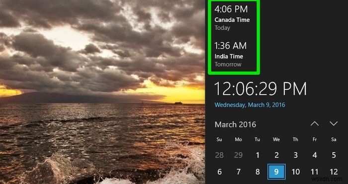 विभिन्न समय क्षेत्रों के लिए विंडोज 10 में कई घड़ियां जोड़ें