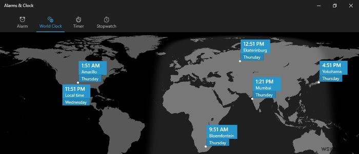 विभिन्न समय क्षेत्रों के लिए विंडोज 10 में कई घड़ियां जोड़ें