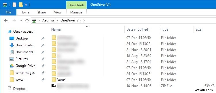 Windows 10 में OneDrive को नेटवर्क ड्राइव के रूप में मैप करना