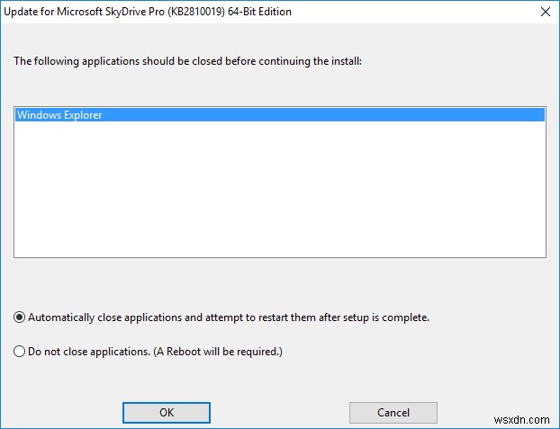 Windows 10 प्रसंग मेनू से  स्काईड्राइव प्रो  विकल्प कैसे निकालें