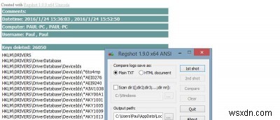 RegShot के साथ Windows रजिस्ट्री में परिवर्तनों की निगरानी कैसे करें