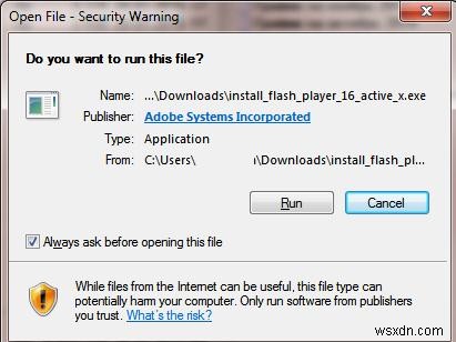 Windows कैसे निर्धारित करता है कि फ़ाइल इंटरनेट से डाउनलोड की गई है
