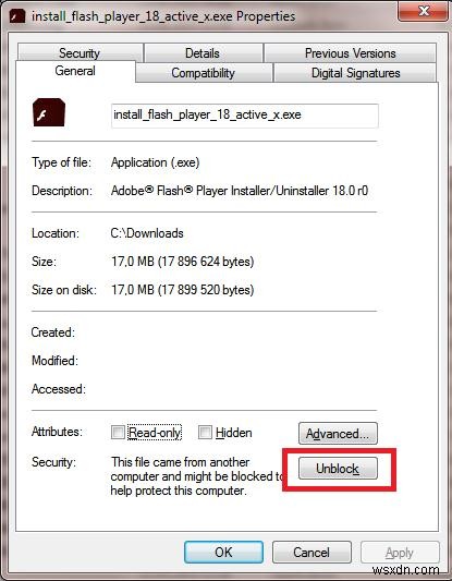 Windows कैसे निर्धारित करता है कि फ़ाइल इंटरनेट से डाउनलोड की गई है