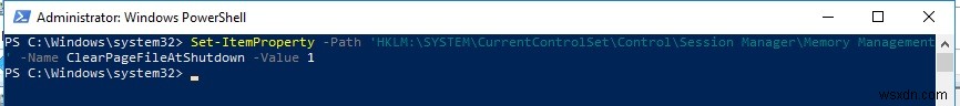 Windows 10/8/7 में शटडाउन के समय Pagefile.sys को कैसे साफ़ करें