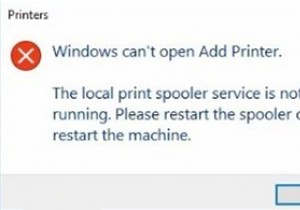 ठीक करें:स्थानीय प्रिंट स्पूलर सेवा Windows 10 में नहीं चल रही है