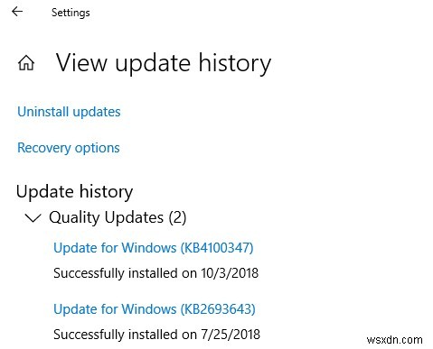 Windows 10 और Windows सर्वर में इंस्टॉल किए गए अपडेट कैसे निकालें?