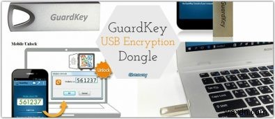 एन्क्रिप्टेड ड्राइव बनाएं और GuardKey का उपयोग करके उन्हें सुरक्षित रखें