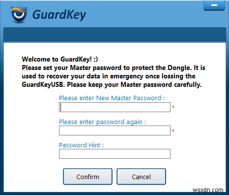 एन्क्रिप्टेड ड्राइव बनाएं और GuardKey का उपयोग करके उन्हें सुरक्षित रखें