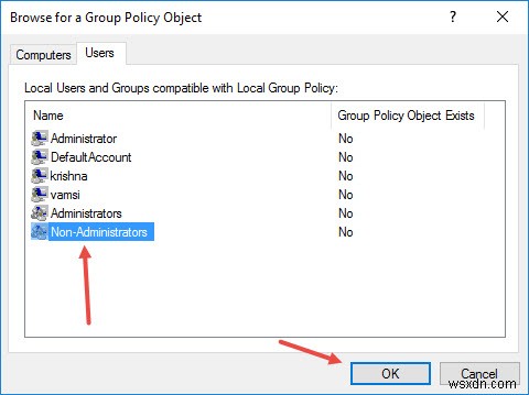 विशिष्ट उपयोगकर्ताओं के लिए स्थानीय समूह नीति सेटिंग लागू करने के लिए Windows को कैसे कॉन्फ़िगर करें