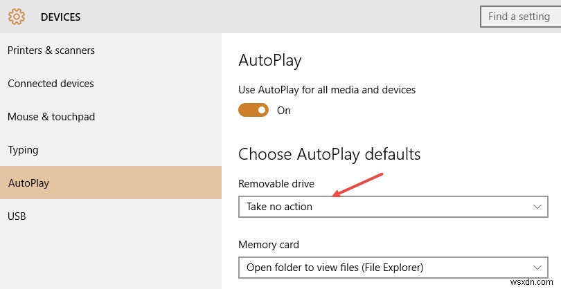 Windows 10 में ऑटोप्ले डिफ़ॉल्ट सेट अप करें