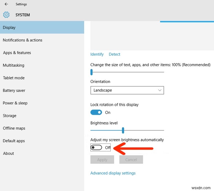 Windows 10 में अनुकूली चमक को कैसे सक्षम/अक्षम करें