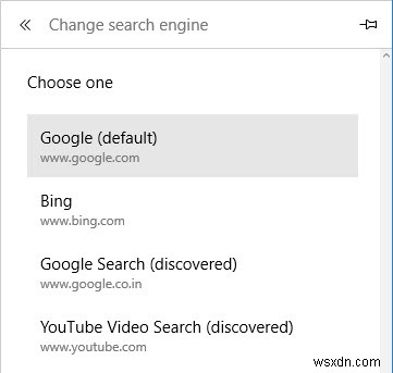 Microsoft Edge में डिफ़ॉल्ट खोज इंजन को Google में कैसे बदलें