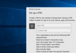 Windows 10 में पिन जटिलता कैसे सक्षम करें और लॉगिन पिन को अधिक सुरक्षित कैसे बनाएं