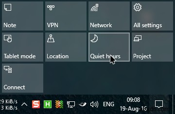 Windows 10 में शांत घंटे कैसे सेट करें और कॉन्फ़िगर करें