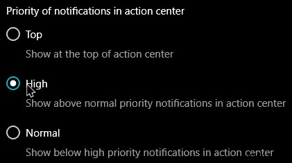 Windows 10 एक्शन सेंटर में ऐप्स के लिए अधिसूचना प्राथमिकताएं कैसे सेट करें